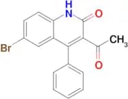 3-Acetyl-6-bromo-4-phenylquinolin-2(1H)-one