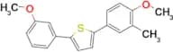 2-(4-Methoxy-3-methylphenyl)-5-(3-methoxyphenyl)thiophene
