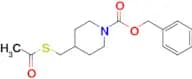 Benzyl 4-((acetylthio)methyl)piperidine-1-carboxylate