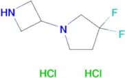1-(Azetidin-3-yl)-3,3-difluoropyrrolidine dihydrochloride
