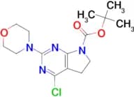 Tert-Butyl 4-chloro-2-morpholino-5H-pyrrolo[2,3-d]pyrimidine-7(6H)-carboxylate