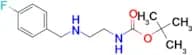 tert-Butyl (2-((4-fluorobenzyl)amino)ethyl)carbamate