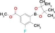 Methyl 3-fluoro-4-methyl-5-(4,4,5,5-tetramethyl-1,3,2-dioxaborolan-2-yl)benzoate