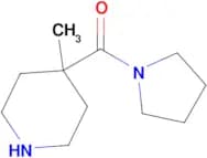 (4-Methylpiperidin-4-yl)(pyrrolidin-1-yl)methanone