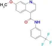 7-Methoxy-N-(3-(trifluoromethyl)phenyl)quinoline-4-carboxamide