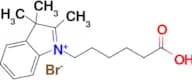 1-(5-Carboxypentyl)-2,3,3-trimethyl-3H-indol-1-ium bromide