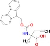 (S)-2-((((9H-Fluoren-9-yl)methoxy)carbonyl)amino)-2-methylpent-4-ynoic acid