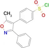 4-(5-Methyl-3-phenylisoxazol-4-yl)benzene-1-sulfonyl chloride