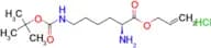 (S)-Allyl 2-amino-6-((tert-butoxycarbonyl)amino)hexanoate hydrochloride