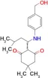 2-(1-((4-(Hydroxymethyl)phenyl)amino)-3-methylbutylidene)-5,5-dimethylcyclohexane-1,3-dione