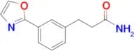 3-(3-(Oxazol-2-yl)phenyl)propanamide