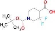 1-(tert-Butoxycarbonyl)-3,3-difluoropiperidine-4-carboxylic acid