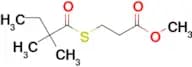 Methyl 3-((2,2-dimethylbutanoyl)thio)propanoate