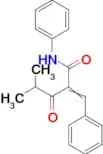 2-Benzylidene-4-methyl-3-oxo-N-phenylpentanamide