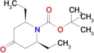 (2R,6S)-rel-tert-Butyl 2,6-diethyl-4-oxopiperidine-1-carboxylate
