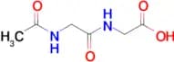 2-(2-Acetamidoacetamido)acetic acid
