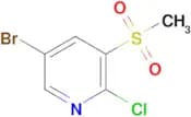 5-Bromo-2-chloro-3-(methylsulfonyl)pyridine