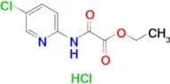 Ethyl 2-((5-chloropyridin-2-yl)amino)-2-oxoacetate hydrochloride