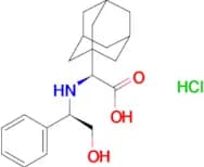 (S)-2-(Adamantan-1-yl)-2-(((R)-2-hydroxy-1-phenylethyl)amino)acetic acid hydrochloride