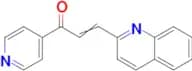 1-(Pyridin-4-yl)-3-(quinolin-2-yl)prop-2-en-1-one