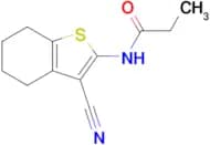 N-(3-Cyano-4,5,6,7-tetrahydrobenzo[b]thiophen-2-yl)propionamide