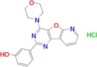 3-(4-Morpholinopyrido[3′,2′:4,5]furo[3,2-d]pyrimidin-2-yl)phenol hydrochloride