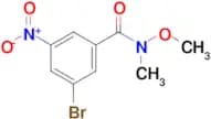 3-Bromo-N-methoxy-N-methyl-5-nitrobenzamide