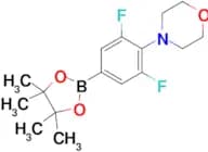 4-(2,6-Difluoro-4-(4,4,5,5-tetramethyl-1,3,2-dioxaborolan-2-yl)phenyl)morpholine