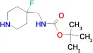 tert-Butyl ((4-fluoropiperidin-4-yl)methyl)carbamate