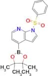 1-(Phenylsulfonyl)-4-(4,4,5,5-tetramethyl-1,3,2-dioxaborolan-2-yl)-1H-pyrrolo[2,3-b]pyridine