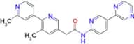 2-(2',3-Dimethyl-[2,4'-bipyridin]-5-yl)-N-(5-(pyrazin-2-yl)pyridin-2-yl)acetamide