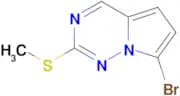 7-bromo-2-(methylthio)pyrrolo[2,1-f][1,2,4]triazine