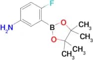 4-Fluoro-3-(4,4,5,5-tetramethyl-1,3,2-dioxaborolan-2-yl)aniline