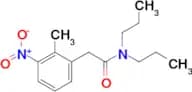 2-(2-METHYL-3-NITROPHENYL)-N,N-DIPROPYLACETAMIDE