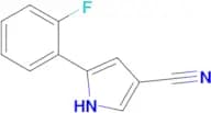 5-(2-FLUOROPHENYL)-1H-PYRROLE-3-CARBONITRILE