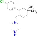 1-((2-(4-CHLOROPHENYL)-4,4-DIMETHYLCYCLOHEX-1-ENYL)METHYL)PIPERAZINE