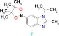 (4-FLUORO-1-ISOPROPYL-2-METHYL-1H-BENZO[D]IMIDAZOL-6-YL)BORONIC ACID PINACOL ESTER