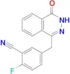 2-FLUORO-5-((4-OXO-3,4-DIHYDROPHTHALAZIN-1-YL)METHYL)BENZONITRILE