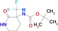 TERT-BUTYL 2-OXO-3-(TRIFLUOROMETHYL)PIPERIDIN-3-YLCARBAMATE
