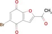 2-ACETYL-5-BROMO-BENZOFURAN-4,7-DIONE