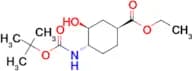 (1S,3S,4S)-ETHYL 4-((TERT-BUTOXYCARBONYL)AMINO)-3-HYDROXYCYCLOHEXANECARBOXYLATE