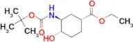 (1R,3S,4S)-3-(BOC-AMINO)-4-HYDROXY-CYCLOHEXANECARBOXYLIC ACID ETHYL ESTER