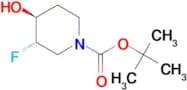 TERT-BUTYL (3S,4S)-3-FLUORO-4-HYDROXYPIPERIDINE-1-CARBOXYLATE