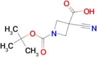1-BOC-3-CYANOAZETIDINE-3-CARBOXYLIC ACID