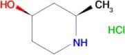 (2R,4R)-2-Methylpiperidin-4-ol hydrochloride