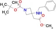 1-BOC-3-(BENZYLAMINO)-3-(2-METHOXY-2-OXOETHYL)AZETIDINE