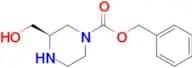 (R)-BENZYL 3-(HYDROXYMETHYL)PIPERAZINE-1-CARBOXYLATE
