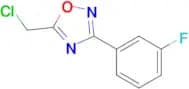 5-(CHLOROMETHYL)-3-(3-FLUOROPHENYL)-1,2,4-OXADIAZOLE