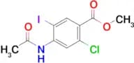 METHYL 4-(ACETYLAMINO)-2-CHLORO-5-IODOBENZOATE