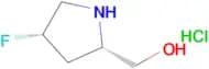 ((2S,4S)-4-FLUOROPYRROLIDIN-2-YL)METHANOL HCL